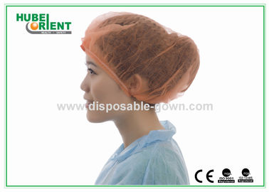 White / Green PP Disposable Mob Caps Soft Disposable Surgeon Caps