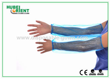 Waterproof Polythene Disposable Arm Sleeves / non-toxic Disposable PE Oversleeves