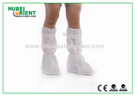 Medical Non Slip Waterproof PP CPE Shoe Cover With PVC Sole