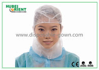 Dust Proof Disposable 20gsm Non Woven Hood With Neck Protection