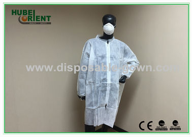Colored with Zip Closure Medical use Lab Coats For Workers/Lightweight Lab Protective Clothing