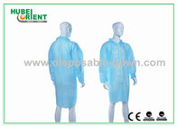 CE MDR 22 - 55gsm Single Use Lab Coat With Zip Closure