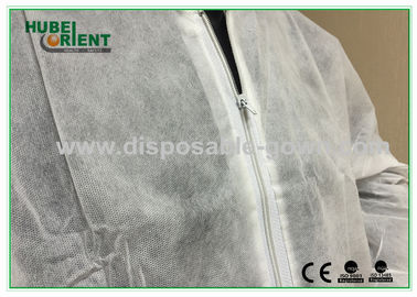 Colored with Zip Closure Medical use Lab Coats For Workers/Lightweight Lab Protective Clothing
