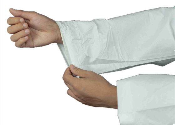 PPE Clothing Type 5/6 Breathable Disposable Microporous Film Coverall With Hood